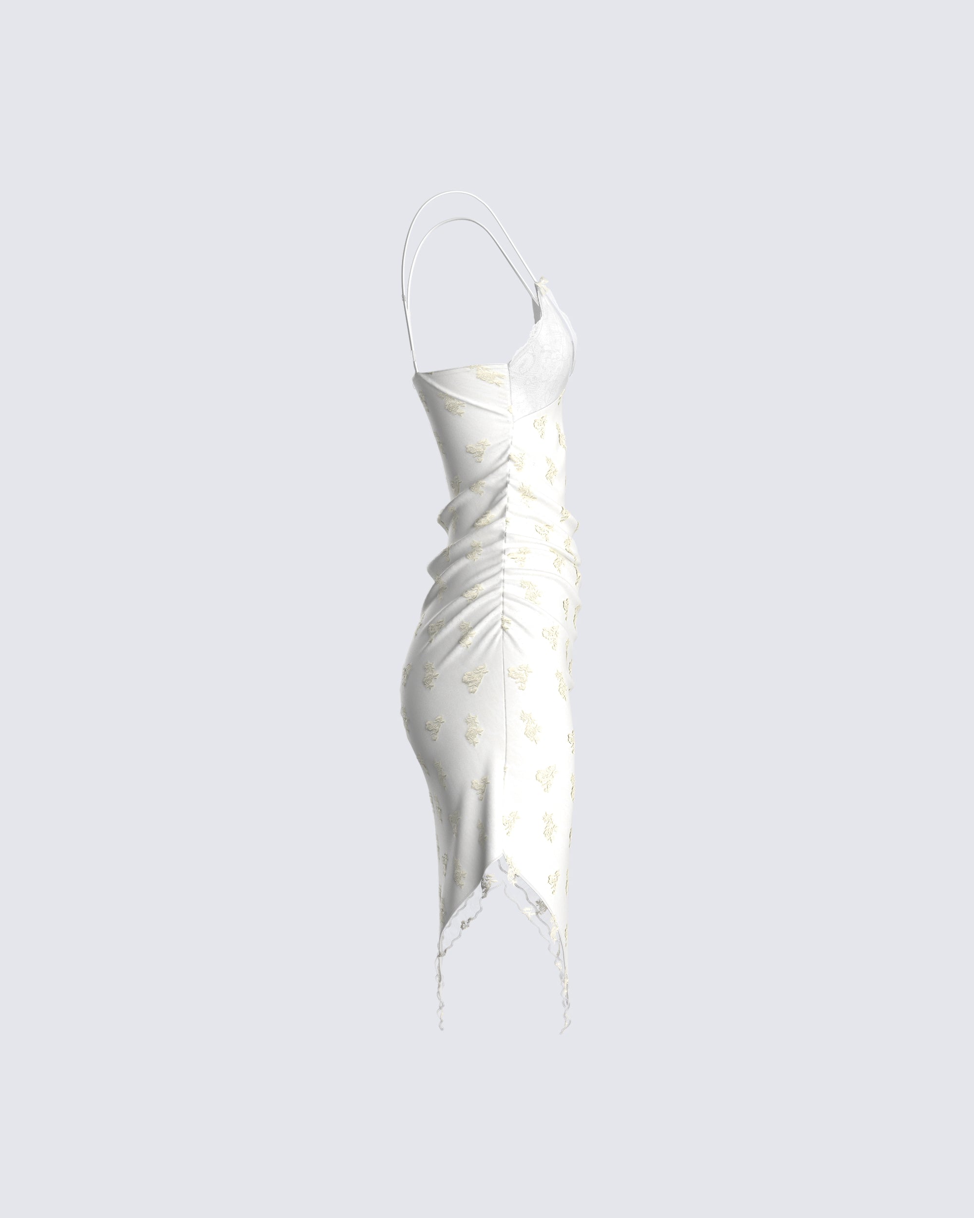 Rosa White Midi Dress – FINESSE