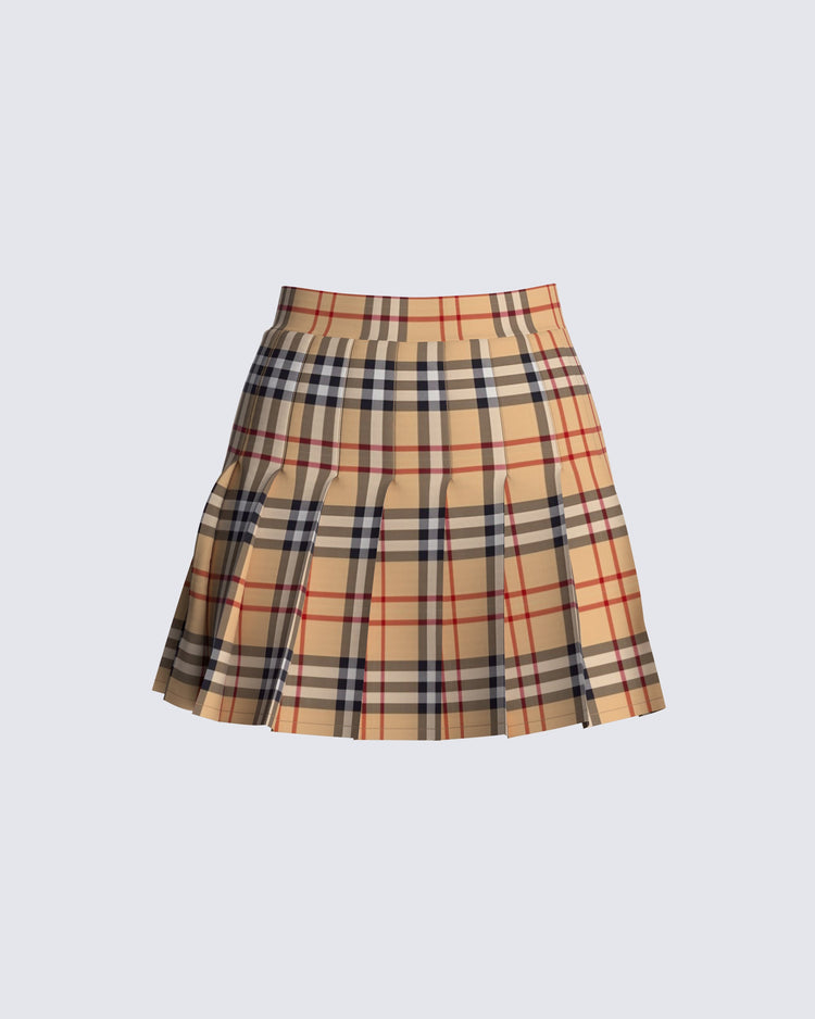 Penny Plaid Mini Skirt