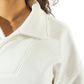 Bella Paradise Cropped Collared Pullover