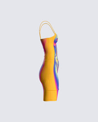 Xavier Body Print Dress
