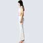 Pauline White Maxi Dress