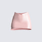 Jacque Pink Vegan Leather Skirt