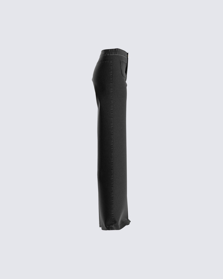 Robin Straight Leg Black Jean