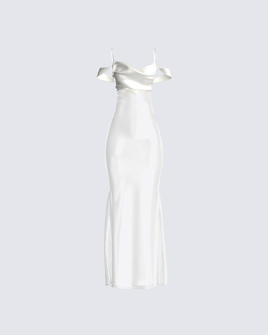Sloane Ivory Maxi Dress – FINESSE