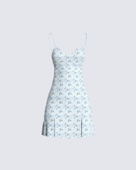 Penelope Floral Print Mini Dress