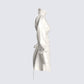 Shiloh Ivory Satin Mini Dress